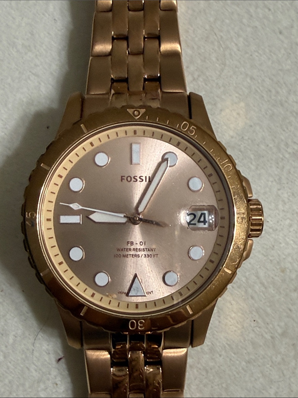 Fossil Rose Gold Tone Women's Bracelet Watch